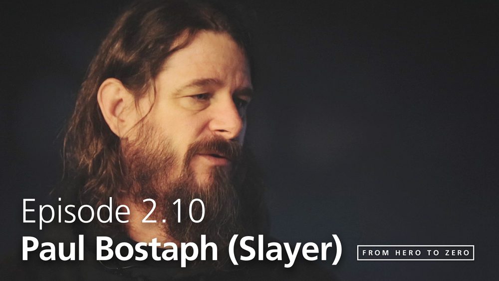 EPISODE 2.10: Slayer’s Paul Bostaph talks modern communication and analyzing himself